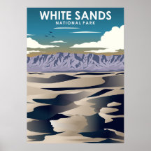 White Sands National Park Vintage Minimal Travel