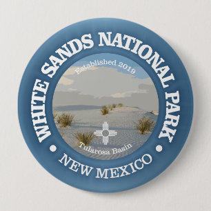 White Sands (NP2) 10 Cm Round Badge