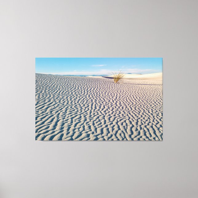 White Sands Pattern Canvas Print (Front)