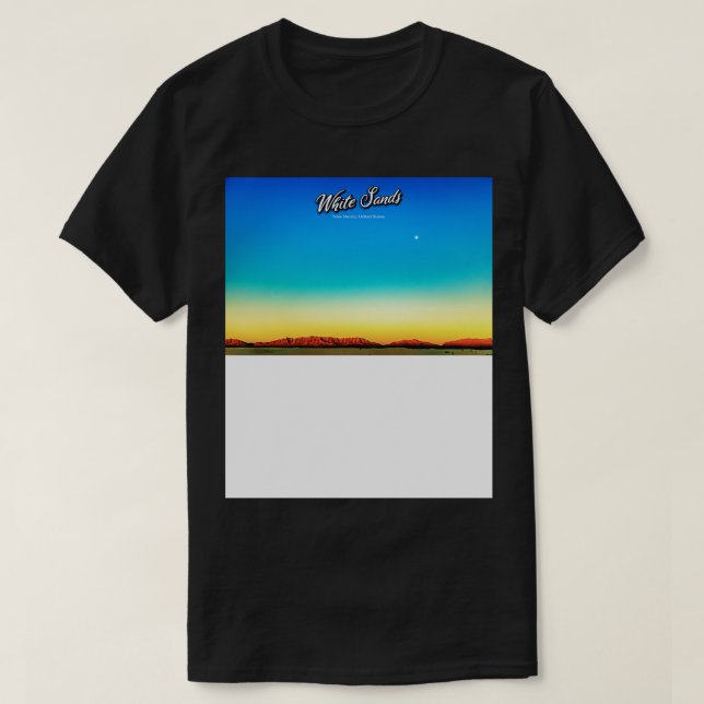 White Sands Sunrise T-Shirt (Design Front)