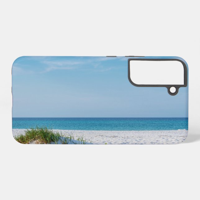 White Sandy Beach Florida Coastline Samsung Case (Back Horizontal)