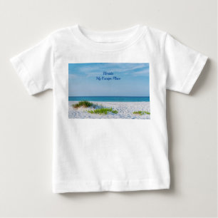 White Sandy Beach Florida Coastline Toddler Baby T-Shirt