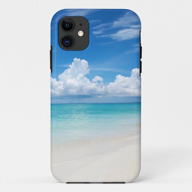 White sandy beach iPhone 5/5s Case-Mate iPhone Case (Back)