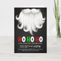 White Santa's Beard Christmas Party