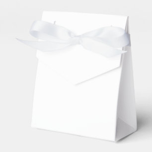 White Satin Favour Box Elegant Gift Wrap