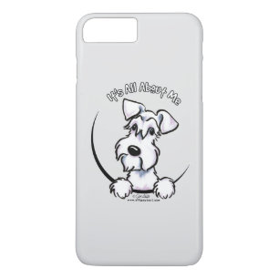 White Schnauzer IAAM Grey iPhone 8 Plus/7 Plus Case