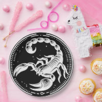 White Scorpion Astrology Zodiac Sign Scorpio Party