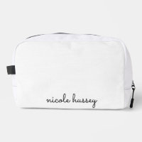 White Script | Stylish Monogram Modern