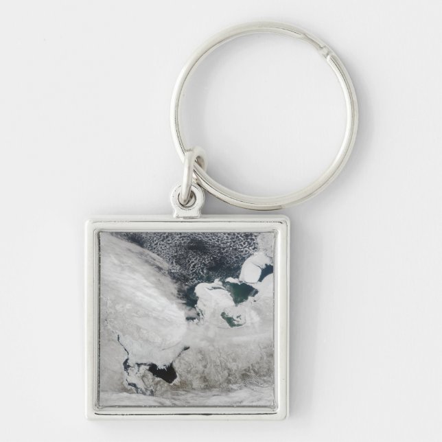 White Sea, Russia Key Ring (Front)