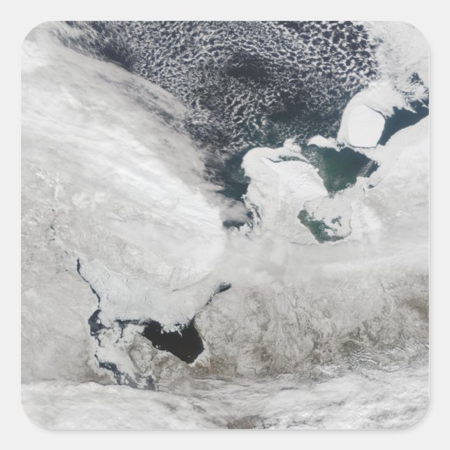 White Sea, Russia Square Sticker (Front)