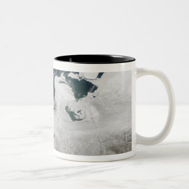 White Sea, Russia Two-Tone Coffee Mug (Right)