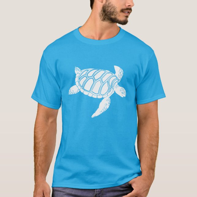 White Sea Turtle T-Shirt (Front)