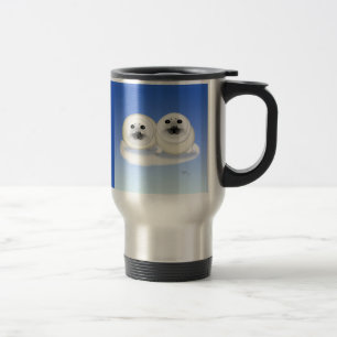 White Seal Pups Go Mug