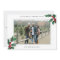 White Season's Greetings Christmas Custom Photo