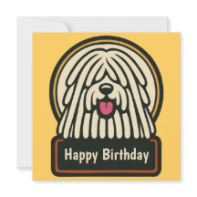 White Shaggy Dog Birthday Party