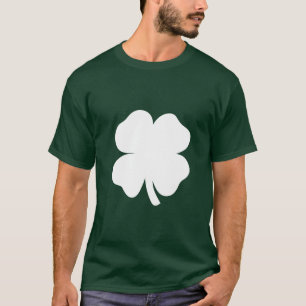 White Shamrock T-Shirt