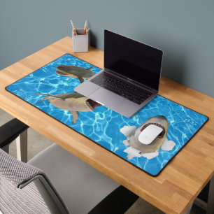 White Shark Desk Mat