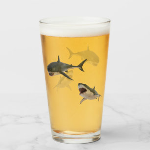 White shark glass