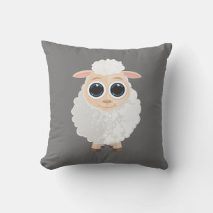 White Sheep  Cushion