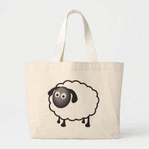 White Sheep Large Tote Bag