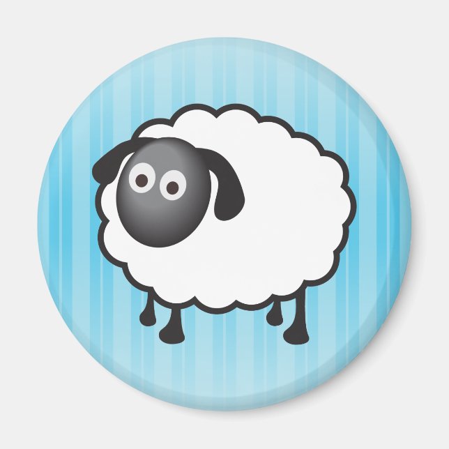 White Sheep Magnet (Front)