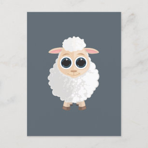 White Sheep Postcard