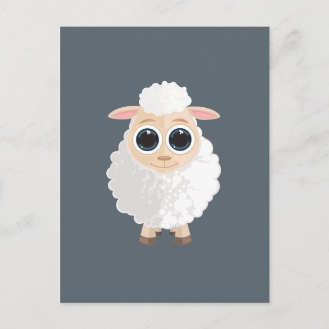 White Sheep Postcard (Front)