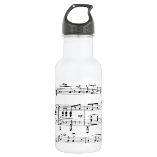 White Sheet Music 532 Ml Water Bottle