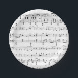 White Sheet Music Paper Plate<br><div class="desc">White design sheet music</div>