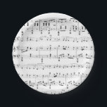 White Sheet Music Paper Plate<br><div class="desc">White design sheet music</div>
