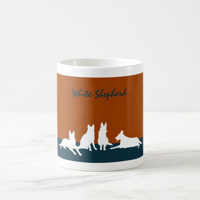 White Shepherd Coffee Mug (Center)
