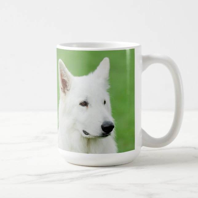 White Shepherd dog mug (Right)