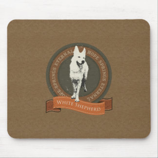 White Shepherd Mouse Mat