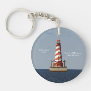 White Shoal Lighthouse key chain