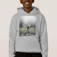 White Siberian Husky Hoodie