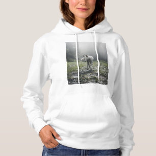 White Siberian Husky Hoodie
