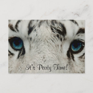 White Siberian Tiger Invitation