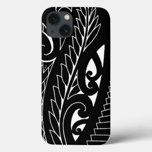 White silverfern New Zealand national symbol art iPhone 13 Case