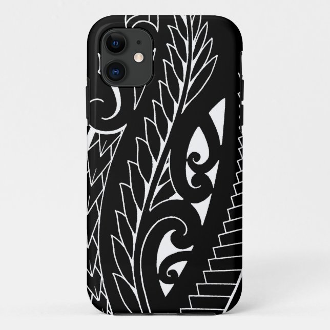 White silverfern New Zealand national symbol art Case-Mate iPhone Case (Back)