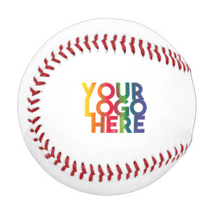 White Simple Business Logo Baseball