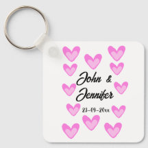white simple minimal text style wedding pinkheart