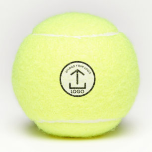 White Simple Modern Professional Business Logo Tennis Balls