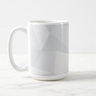 White, simple, modern, urban, cool, trendy pattern coffee mug