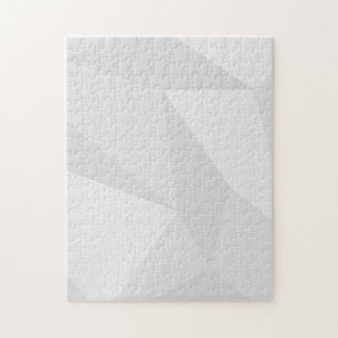 White, simple, modern, urban, cool, trendy pattern jigsaw puzzle