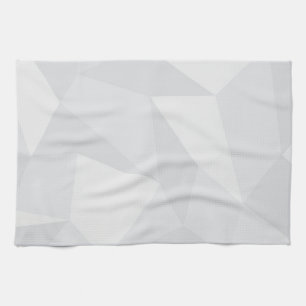 White, simple, modern, urban, cool, trendy pattern tea towel