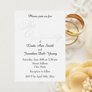 White Simple Style Wedding