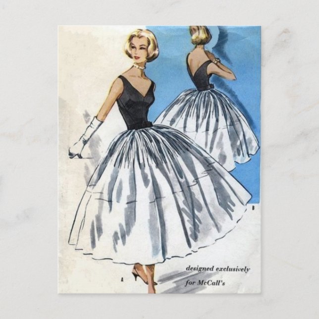 White Skirt Postcard (Front)