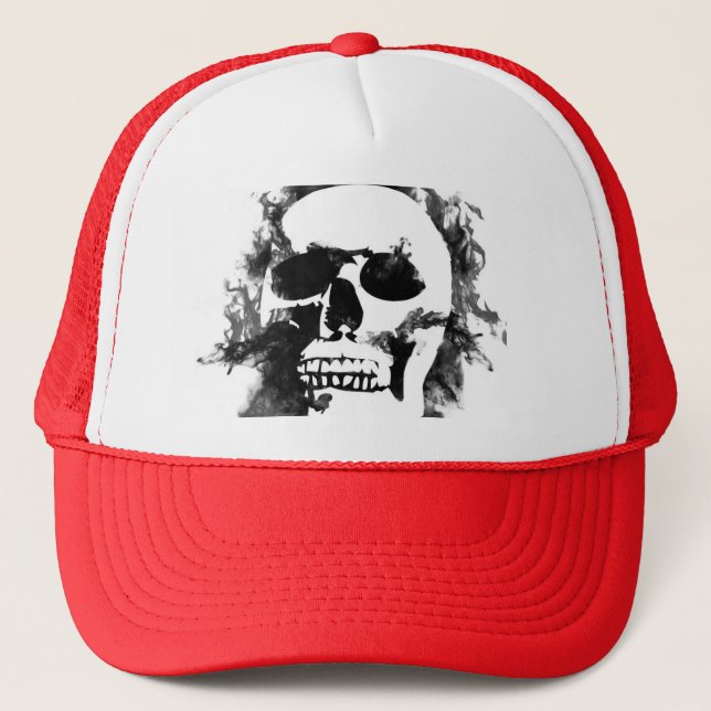 white skull hat (Front)