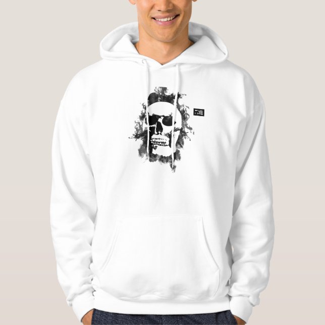 white skull hoodie (Front)