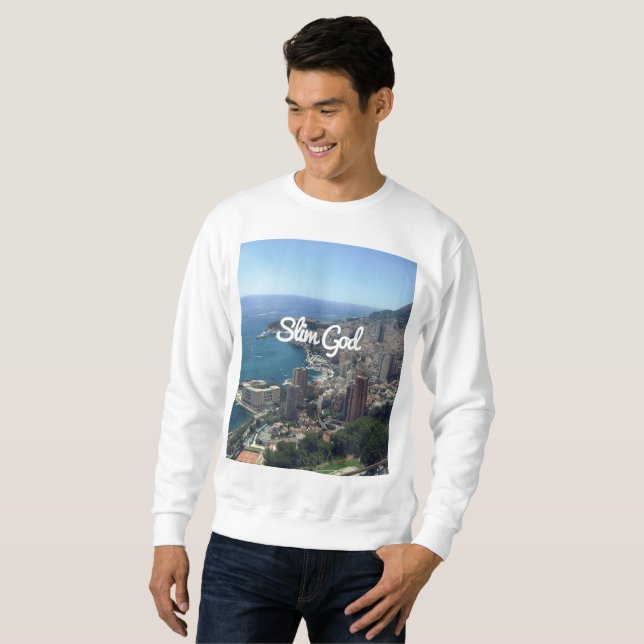 White Slim God Sweater (Front Full)